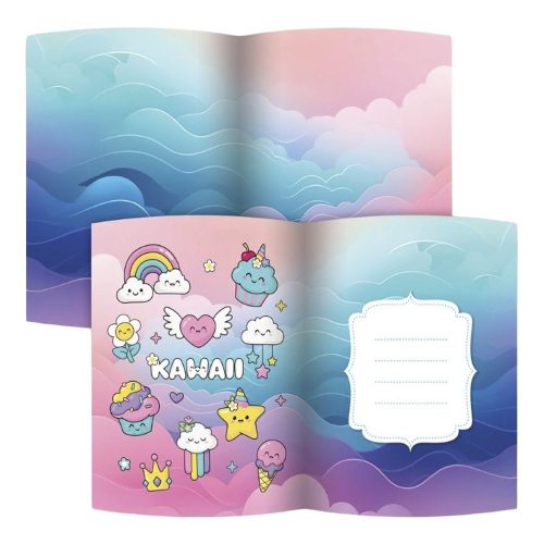 Emlékkönyv JUNIOR Kawaii lakattal