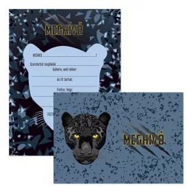 Partimeghívó ARS UNA 10 ív+10 db boríték Black Panther