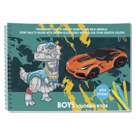 Színező könyv CREATIVE Cars 31 lapos