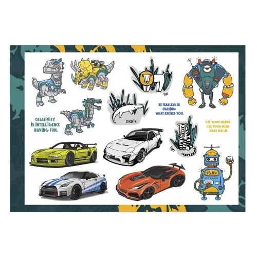 Színező könyv CREATIVE Cars 31 lapos
