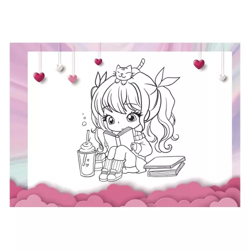 Színező könyv CREATIVE Cute 37 lapos
