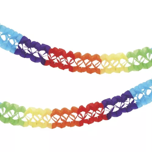 Girland JUNIOR színes papír multi-colour  0,70x2,5 m 2 db/csomag