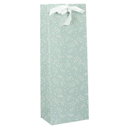 Italtasak CREATIVE Deluxe Plus  13x36x9 cm fagyöngy matt világoszöld sodort füles masnival