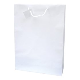   Dísztasak CREATIVE Special Simple cm x L 33cm x 46cm x 10 cm egyszínű fehér zsinórfüles