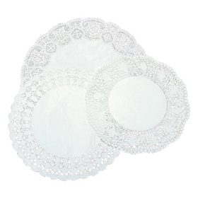 Tortacsipke kerek eldobható papír 320mm 100 darabos