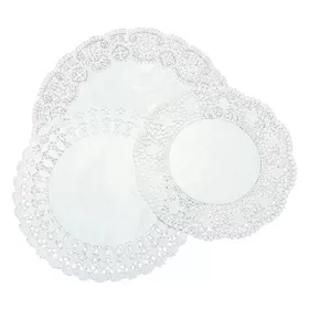 Tortacsipke kerek eldobható papír 320mm 100 darabos