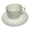 Kávéscsésze + alj ROTBERG Basic fehér 220 ml 6 darabos