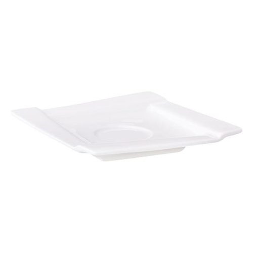 Kávéscsésze alj AMBITION Kubiko fehér 11,5 cm 6 darabos