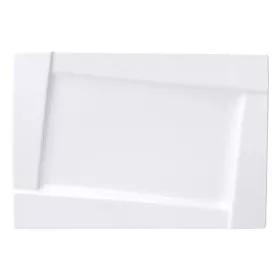   Lapostányér AMBITION Kubiko téglalap alakú fehér 35,5x25 cm