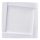 Lapostányér AMBITION Kubiko négyzet alakú fehér 31x31 cm