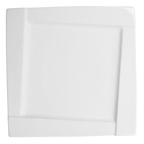 Lapostányér AMBITION Kubiko négyzet alakú fehér 25x25 cm
