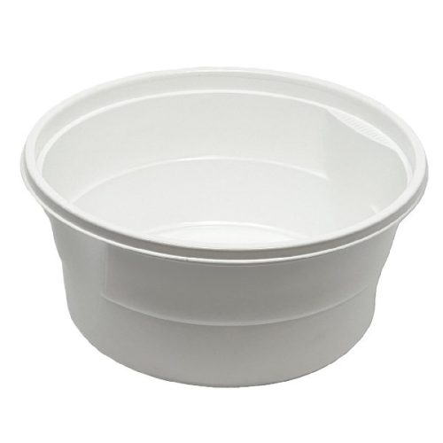 Levesestál műanyag 500 ml fehér 50 darabos 3185