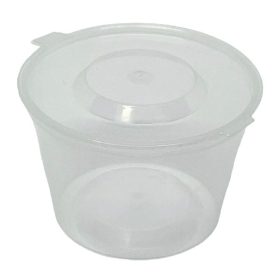 Műanyag egybefedeles szószos doboz PP 100ml 50 darabos