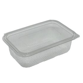 Műanyag salátás egybefedeles tál PET 750 ml 100 darabos