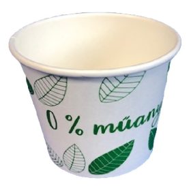   Pohár eldobható papír műanyagmentes 1 dl nyomott 50 darabos  (12322,13573)
