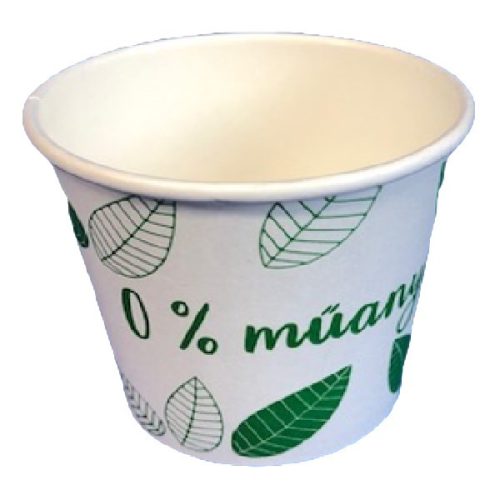 Pohár eldobható papír műanyagmentes 1 dl nyomott 50 darabos  (12322,13573)