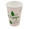 Pohár eldobható papír műanyagmentes 1,8 dl nyomott automatás 50 darabos( 13244,14939)