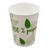 Pohár eldobható papír műanyagmentes 2 dl nyomott  50 darabos (12332,14595,14940)