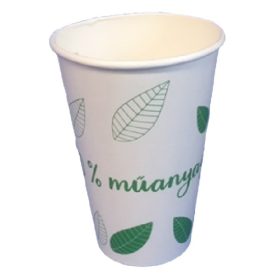   Pohár eldobható papír műanyagmentes 4 dl nyomott 50 darabos(12389,14941)