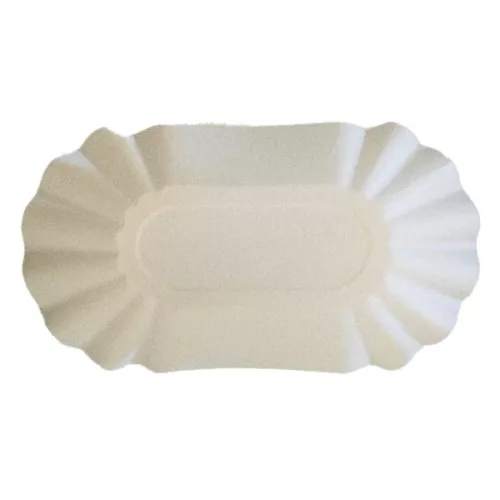 Papírtálca eldobható 10x20 cm ovális nagy krumplis 250 darabos