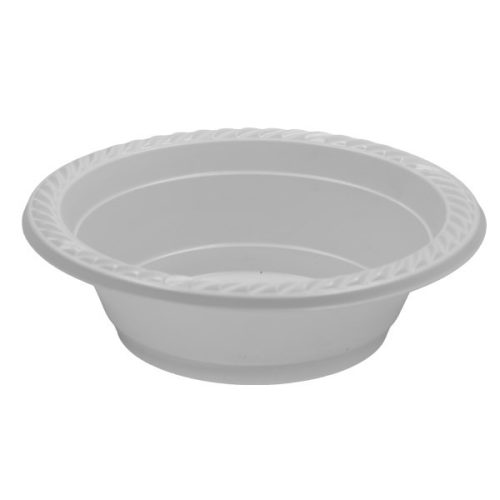 Levesestál újrahasználható műanyag fehér 500 ml 100 darabos