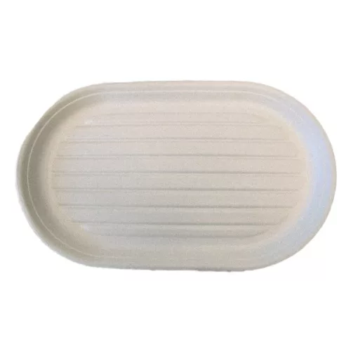 Hidegtál 10 személyes cukornád lebomló 55 x 32 cm fehér 50 darabos