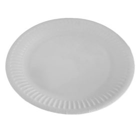 Papírtálca kerek fehér 18cm 100 darabos