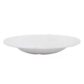 Mélytányér törhetetlen műanyag fehér