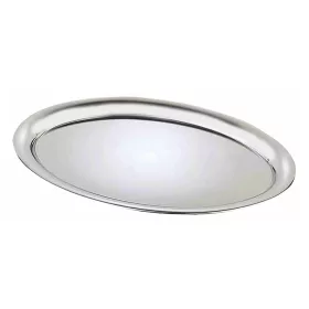 Tálca ovális rozsdamentes inox matt 29 x 22,5 cm