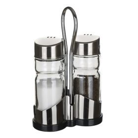 Só-, bors és fogvájótartó 2 x 40 ml