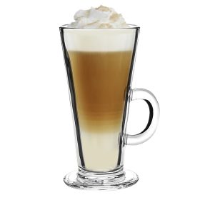 Pohár készlet latte üveg füllel 260 ml 2 darabos