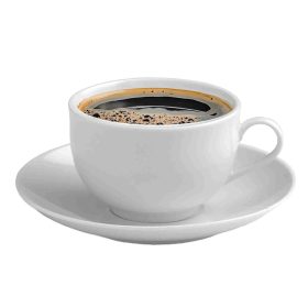 Kávéscsésze aljjal ECONOMIC fehér 220 ml 6 darabos