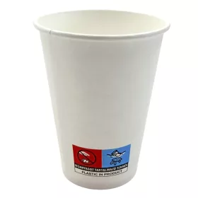   Pohár eldobható papír 1,8 dl fehér 70mm automatás 50 darabos