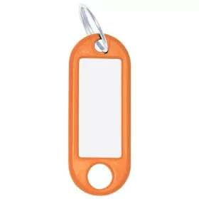 Kulcsjelölő biléta WEDO 10 darabos narancs