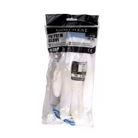   Kesztyű munkavédelmi (szerelő) PORTWEST 10-es XL fehér színű tenyéren mártott