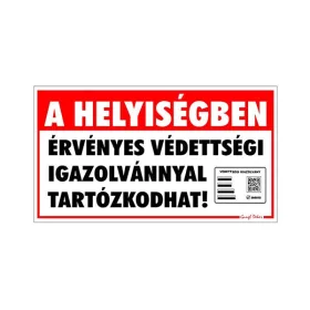   Piktogram A helyiségben érvényes védettségi igazolvánnyal tartózkodhat "E"