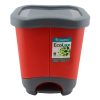 Szelektív hulladékgyűjtő pedálos Ekolux  Duo 2 részes 2x10,5L
