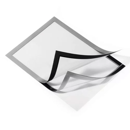 Infokeret DURABLE Duraframe A/4 sima felületre mágneses ezüst 2 darabos