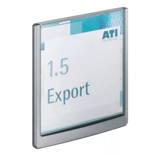 Irányítótábla DURABLE Click Sign 149x148,5 mm grafit