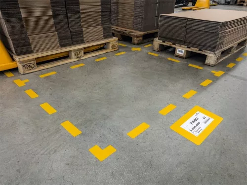 Padlójelölő ablak DURABLE A/5 visszaszedhető sárga