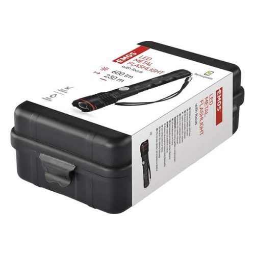 Elemlámpa EMOS LED tölthető fém