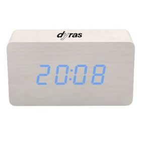 Ébresztőóra DYRAS ALCL-002WH fehér