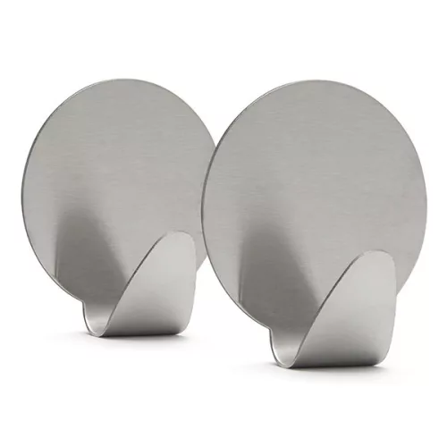 Akasztó szett öntapadós rozsdamentes acél 2 darabos