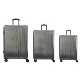 Utazótáska szett PIERRE CARDIN 3db szürke