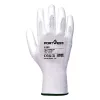 Kesztyű munkavédelmi (szerelő) PORTWEST 8-as M fehér színű tenyéren mártott