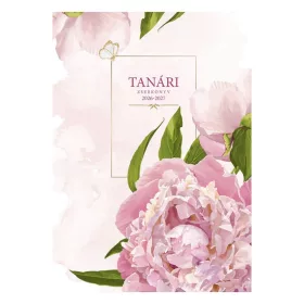   Tanári zsebkönyv TOPTIMER P200 papírborító A/5 heti 145x205 mm Bazsarózsa 2026-2027