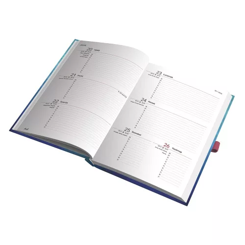 Tanári zsebkönyv TOPTIMER P200 papírborító A/5 heti 145x205 mm City 2026-2027