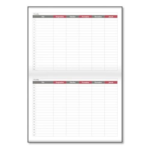 Tanári zsebkönyv PD CALENDAR papírborító A/5 Compass 2026-2027