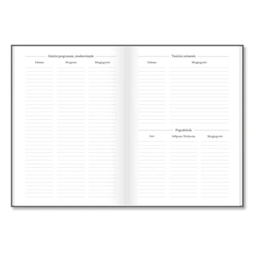 Tanári zsebkönyv PD CALENDAR papírborító A/5 Compass 2026-2027