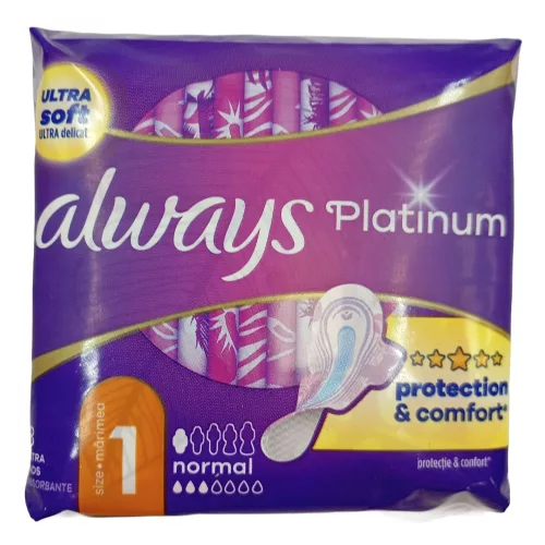 Egészségügyi betét ALWAYS Platinum normál 8 darabos